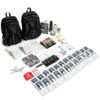 The Essentials Complete 72-Hour Kit - 4 Person: Black or Red Backpack  | No Masks